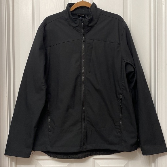 Champion Softshell Windbreaker Jacket Black Full Zip Up Size XL - Picture 13 of 13